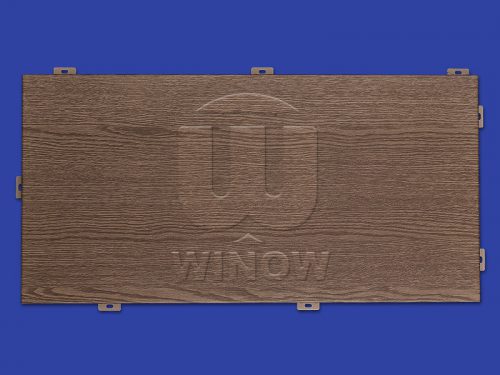 wood grain finishes aluminum Metal panel 2-5 mm Thickness